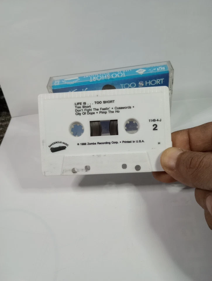 Too $hort – Life Is... Too Short (1988, Jive/RCA Dangerous Music) OG Cassette - Image 4 of 4