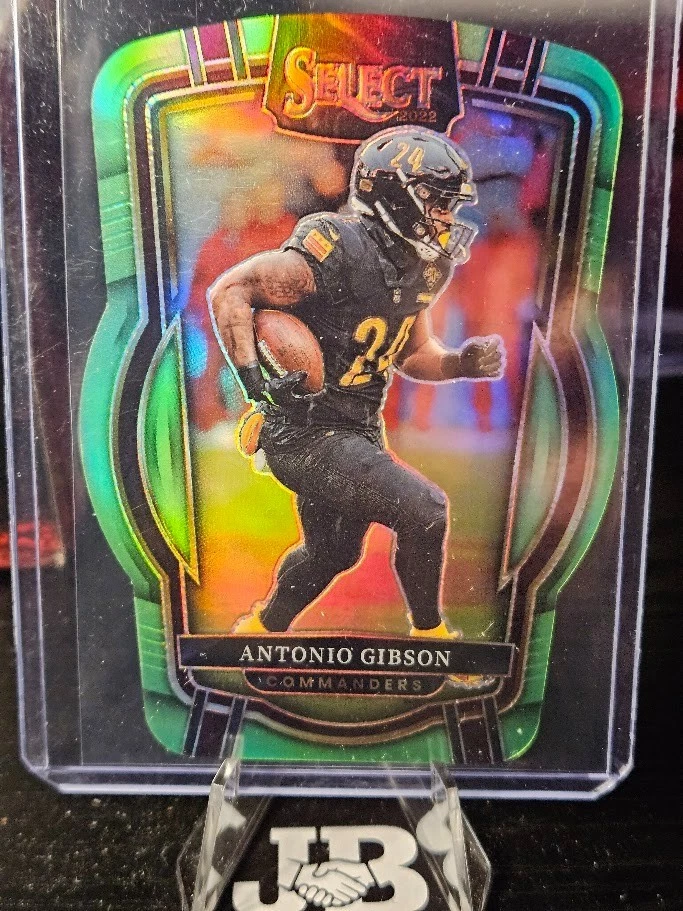 2022 Select Antonio Gibson #24 Neon Green Die-Cut Washington Commanders - Bild 1 von 1