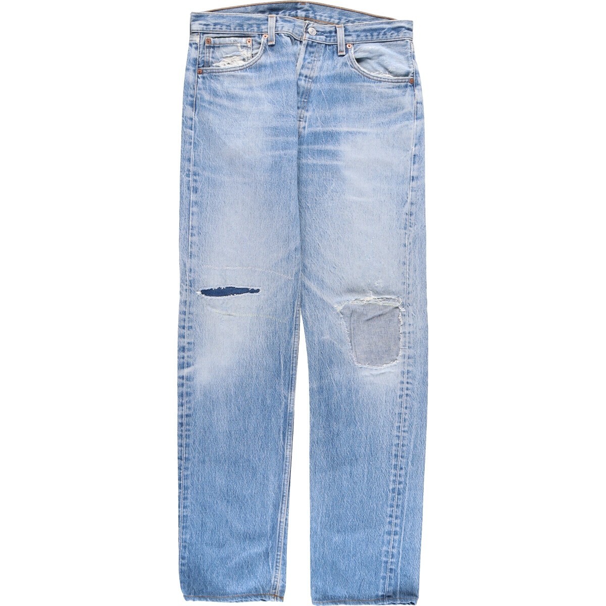 Vintage 1990'S Levi's 1501-0117 Straight-leg Denim Pants Vintage 1990'S Levi's 1501-0117 Straight-leg Denim Pants