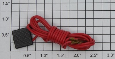 Bachmann 101 Red E-Z Track Power Wire Cable with Plug and Terminals