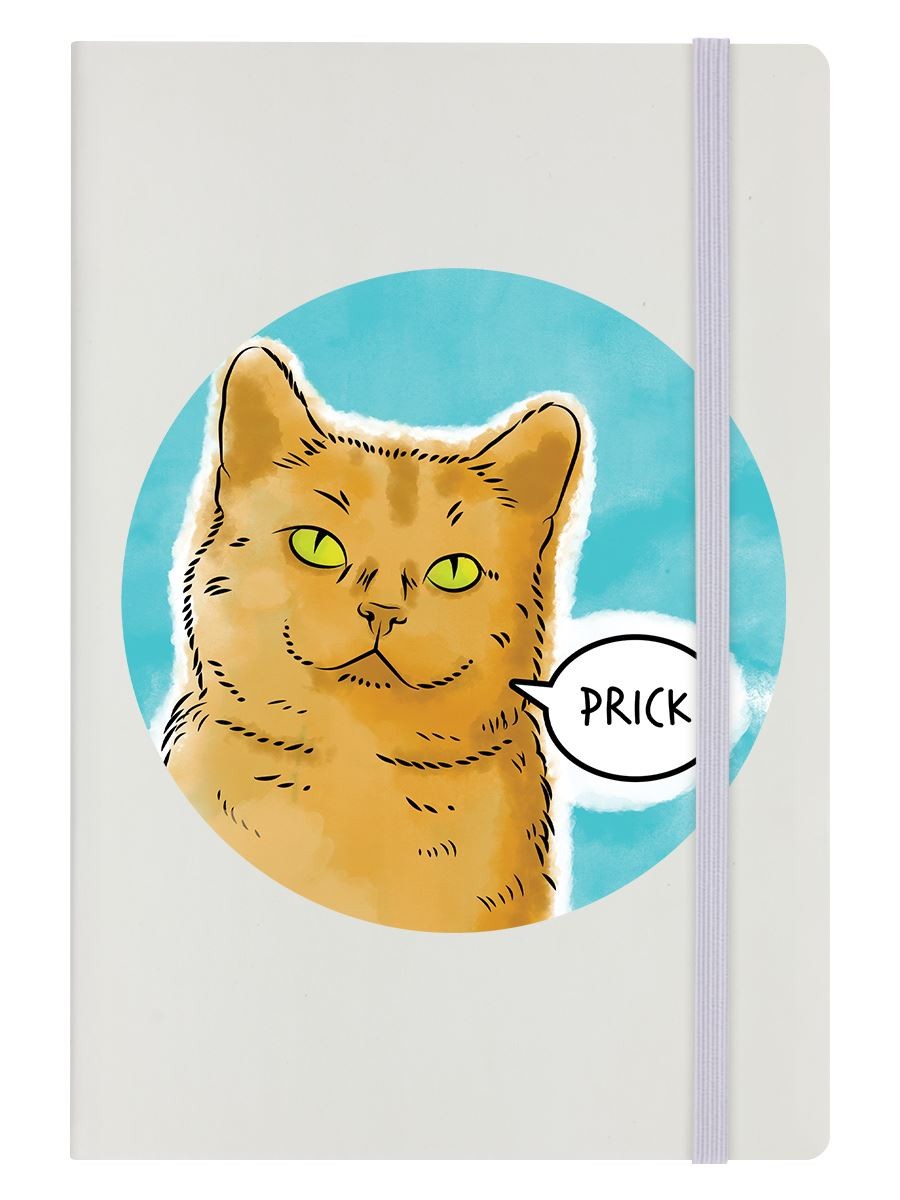 Cute But Abusive - Pr*ck Cream A5 Hard Cover Notebook