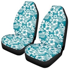 Pehede Car Seat Cover Hibiscus Flower Front for Cars, Easy to Install Multi18