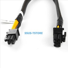 Motherboard CPU 4 Pin Male to GPU 6 Pin Male PCI-E Video Card Power Cable 35cm