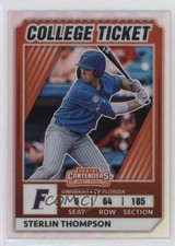 2022 Elite Extra Edition College Tickets Optic Holo Prizm Sterlin Thompson 2t9