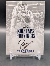 2016-17 Panini Preferred - Autographs Kristaps Porzingis #108 Blue /15 