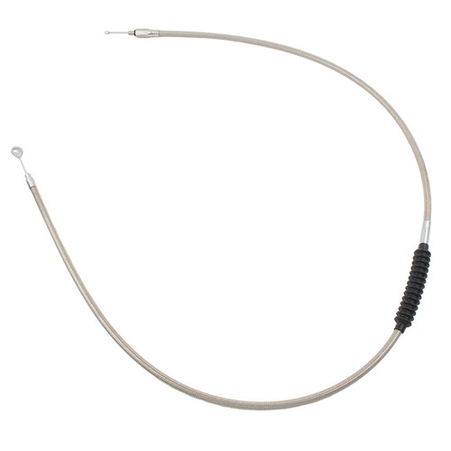 Stainless Clutch Cable Fits Harley Dyna FXDWG Softail Fatboy FLSTF Road Glide - Picture 5 of 7