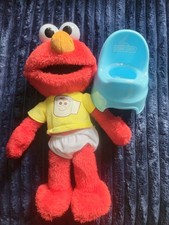 WORKING Sesame Street Potty Time Elmo Plush 13" With toilet talking singing