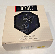 Vtg TABU Dusting Powder Dana Fragrance Talc 4oz Sealed RARE CASE Original Box