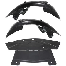 Front Fender Liners and Engine Splash Shield Kit For 2005-2010 Chrysler 300 RWD