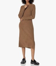 The Drop Women's Renata Rib Midi Dress size L.     #21