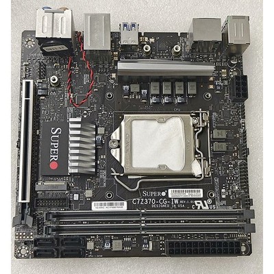 FOR Supermicro C7Z370-CG-IW Motherboard Supports DDR4 Dual M.2 WIFI 32G 1151PIN