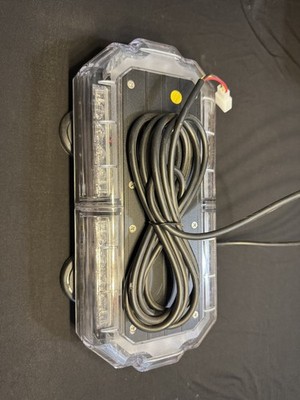  Mini 14 72 Watts LED Amber Strobe Light for Trucks, Cars, Plows, 