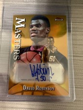 2024-25 Topps Finest - Masters Autographs David Robinson, David Robinson #MA-DR