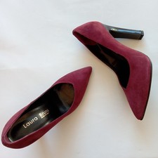 scarpe donna con tacco 100 colore bordeaux 