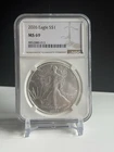 2026 American Silver Eagle Dollar $1 MS-69 NGC Graded Coin - West Point Mint