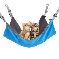 Hanging Cat Hammock, Pet Hammock for Cage, Adjustable Cat Bed Two Sides Comfo...