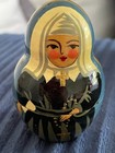 Unique Russian matryoshka (nesting doll) depicting religious nuns, 1980s-90 — photo 2