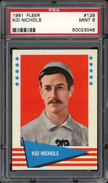 1961 Fleer Baseball Greats #129 Kid Nichols PSA 9