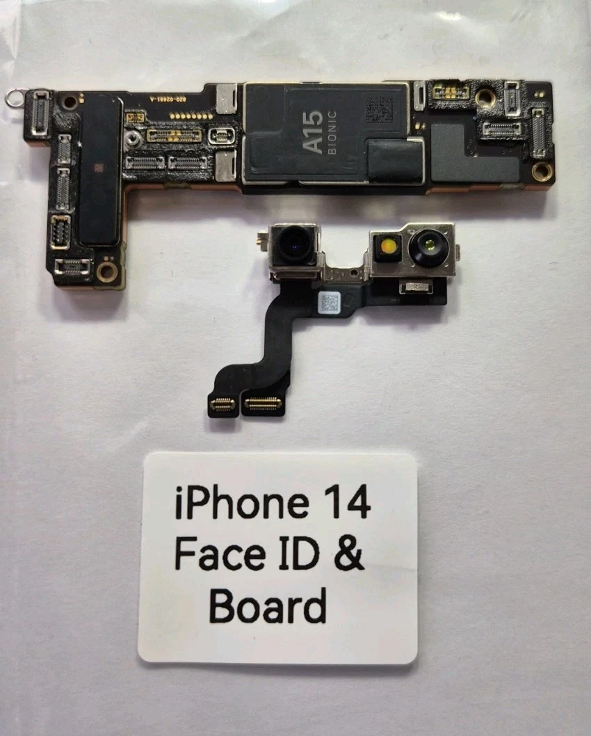 iPhone 14 256GBマザーボード + FaceID iPhone 14 128GB 256GB Unlocked Logic Board Motherboard Replacement