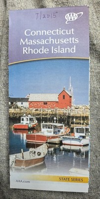 Connecticut Massachusetts Rhode Island AAA Road Map 2014-2015