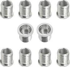 CAL389-100 14mm Spark Plug Port Insert Stainless Steel 10 PCS Compatible with