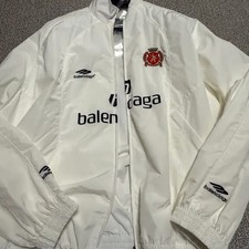 Balenciaga White Paris Soccer Series Track Jacket Size 50 Official
