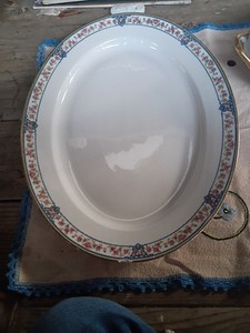 NORITAKE NIPPON CHINA "The Malay" Pattern 16 Inch Oval Serving Plate
