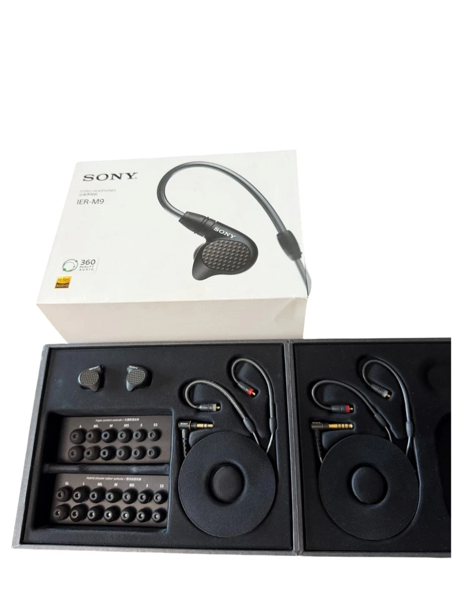 Sony IER-M9 Black Headphones for Sale | Shop New & Used Headphones