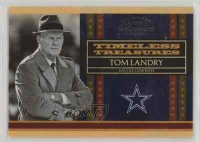 2008 Donruss Classics Timeless Treasures /1000 Tom Landry #TT-3 HOF n1u