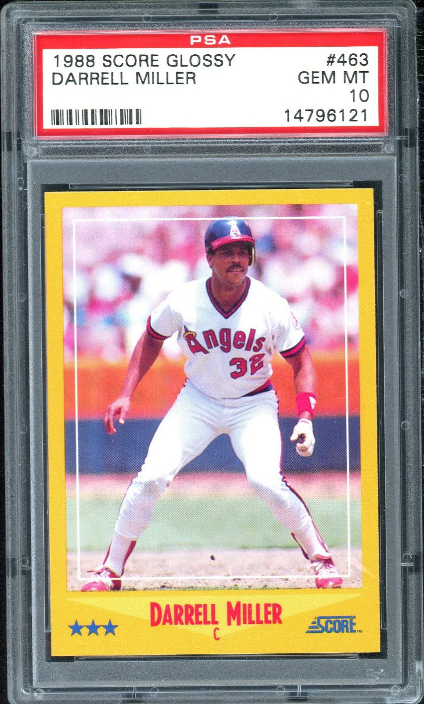 1988 Score Glossy - Darrell Miller #463 POP 1 PSA 10