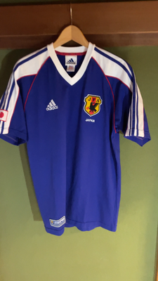Japan 2001 Official Adidas V-Neck Jersey Shirt Kit - JPN XL / US L