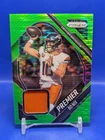 Bo Nix 2025 Panini Prizm Premier Jersey Patch Green Pulsar #PJY-BNX Broncos
