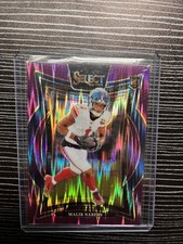Panini 2024 Select Malik Nabers New York Giants #29 Purple Shock /360 RC