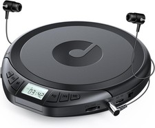 CD Player Portable CD Dsicman W/ Earphones Car W/ Anti-Skip Shockproof W/ LCD