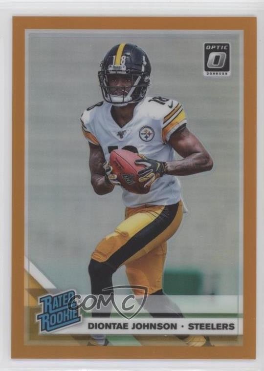 2019 Panini Donruss Optic Rated Orange Prizm /199 Diontae Johnson Rookie RC 8u9