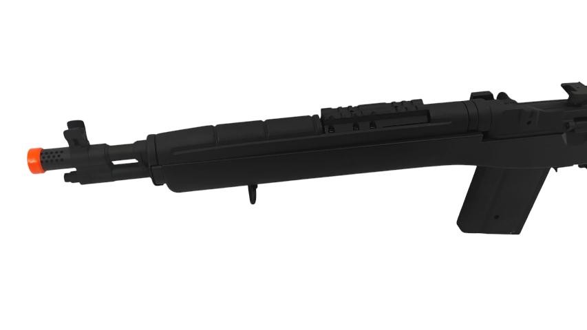 Lancer Tactical LT-732 DMR Stock 38" M14 SOCOM Airsoft AEG Black (WMP011188)