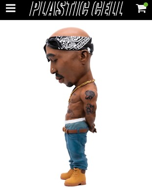 Plastic Cell Tupac Figure 2021 Limited Edition Numbered 9/800