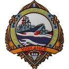 Navy Vigilance WW2 Ship Patch Iron Sew On Clothes Bag Military Embroidered Badge