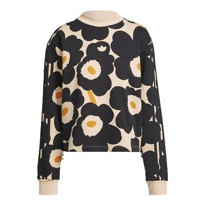 adidas X Marimekko Neck Sweatshirt Crop Designer Sweater Mohn