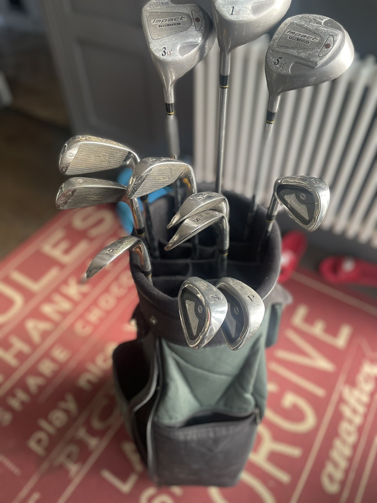left handed golf clubs used sets Plus Bag And Trolly 15 Item FULL SET, eBay