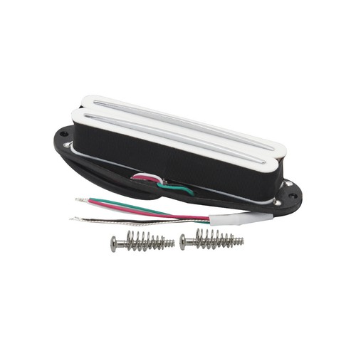 Pickup Humbucker Mini Dual Rails FLEOR Con Magneti Ceramici – Per Chitarra Elettrica, Ponte, Nero