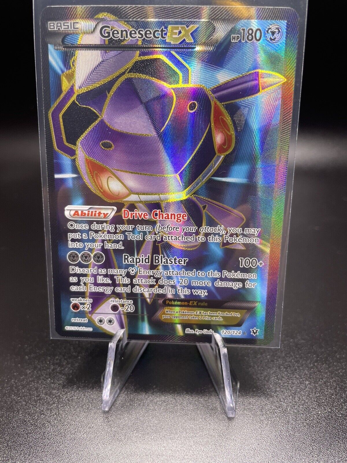  Pokemon - Genesect-EX (120/124) - XY Fates Collide - Holo :  Toys & Games