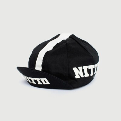 Nitto Rennrad Baumwollmütze in Schwarz