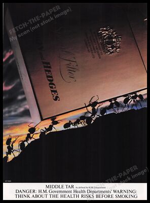 do ants like cigarettes Benson & Hedges Cigarettes 1980s Print Advertisement Ad 1982 Ants