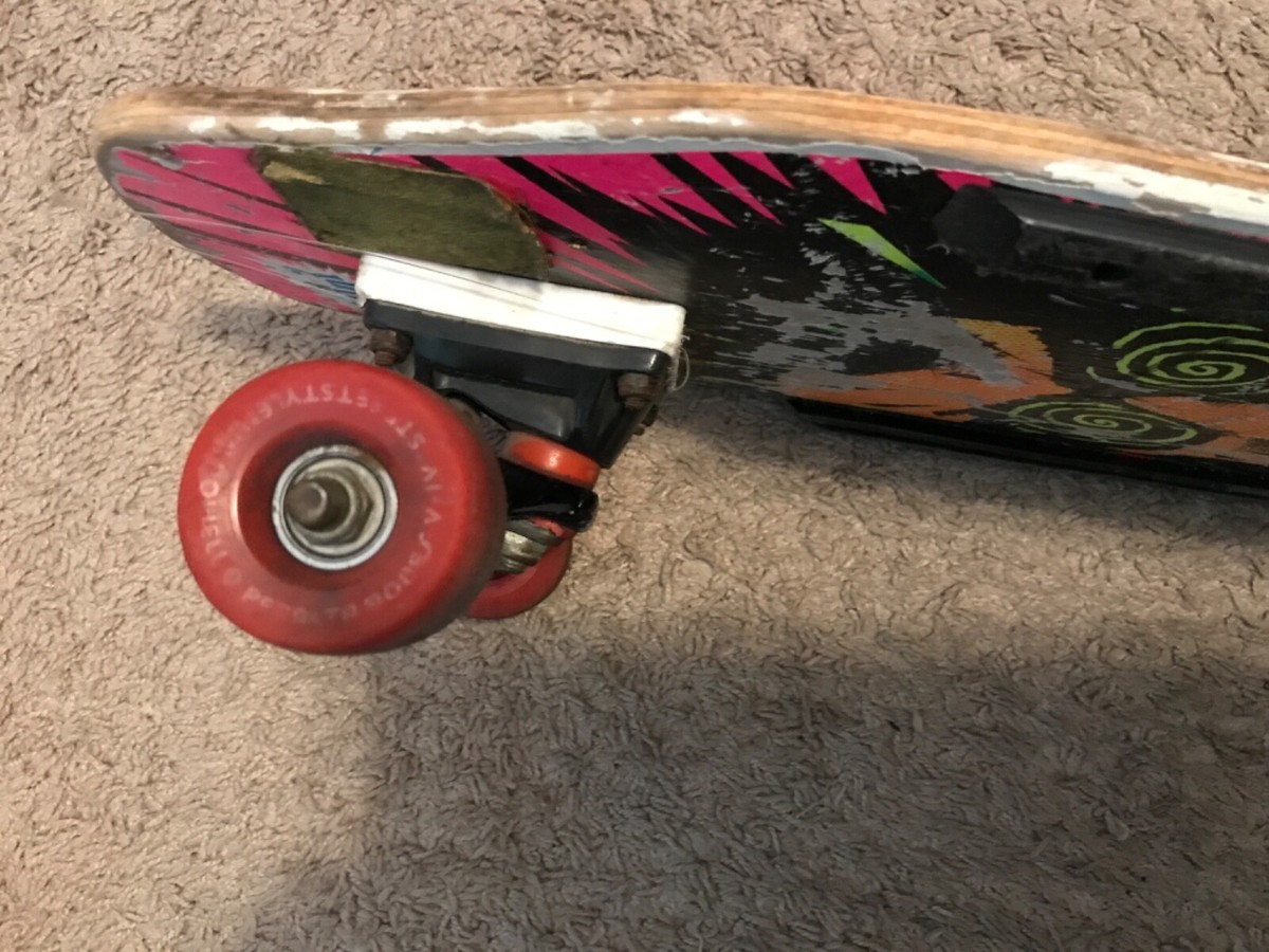 Vintage 1986 Vision Psycho Stick Skateboard Deck Rare OG Tracker