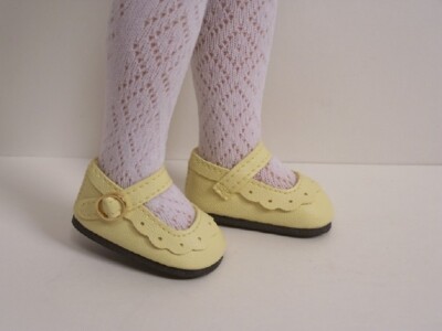 Light Yellow Classic Doll Shoes For 14'' Robert Tonner Betsy McCall (Debs)