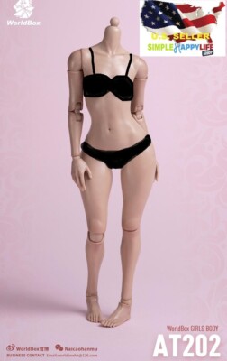 1/6 female body plump leg Worldbox AT202 Suntan Durable Figure hot toys  USA 