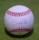 GRANT HOLMES Signed/Autographed BASEBALL BALL Atlanta Braves w/COA