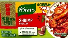 Knorr Shrimp Flavor Bouillon Cube 2.3 oz x 6 Cubes~05/15/2026