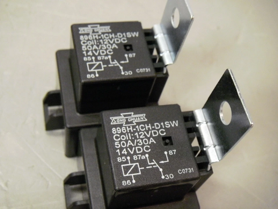 Song Chuan 896H-1CH-D1SW Automotive Relay 12VDC Weatherproof 50A / 30A SPDT - Image 2 of 4